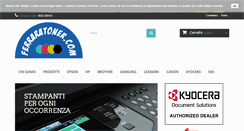 Desktop Screenshot of ferraratoner.com
